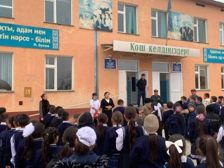 Оқу-жаттығу жұмысы ұйымдастырылды